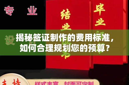 含山揭秘签证制作的费用标准，如何合理规划您的预算？